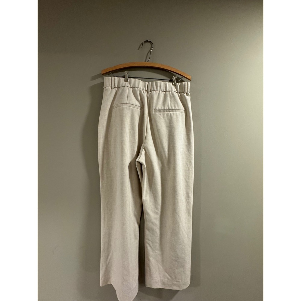 Abercrombie & Fitch Women's Light Beige Wide-Leg Trousers - Picture 4 of 6